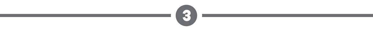 A dividing line with a '3' in the middle.