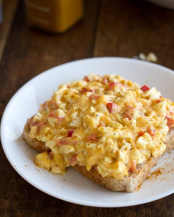 A picture of Lightened Up Curry Egg Salad